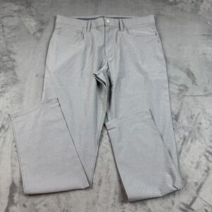 Bonobos Golf‎ Pants Mens 35x34 Gray Athletic Stretch Performance Lightweight